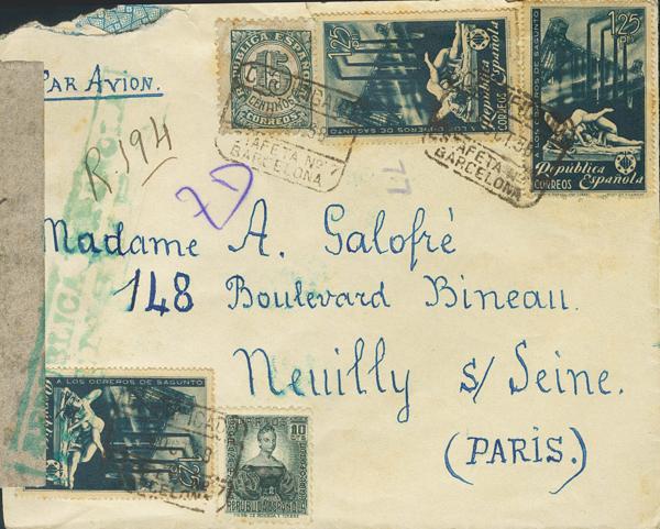 0000078353 - España. República Española Correo Certificado