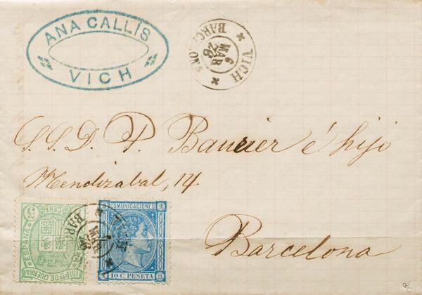 0000079037 - Cataluña. Historia Postal