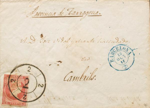 0000079113 - Cataluña. Historia Postal