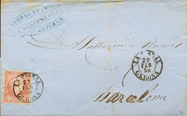 0000079158 - Cataluña. Historia Postal