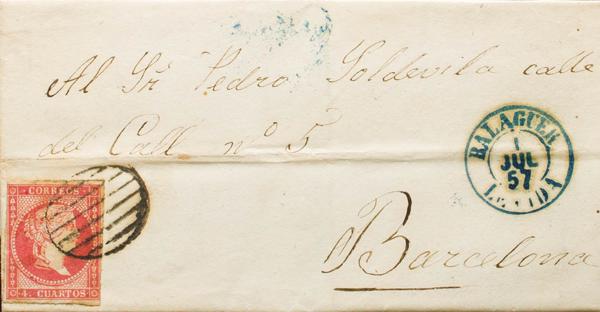 0000079185 - Cataluña. Historia Postal