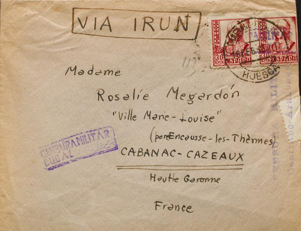 0000079833 - Zona Nacional. Censura Militar Bando Nacional