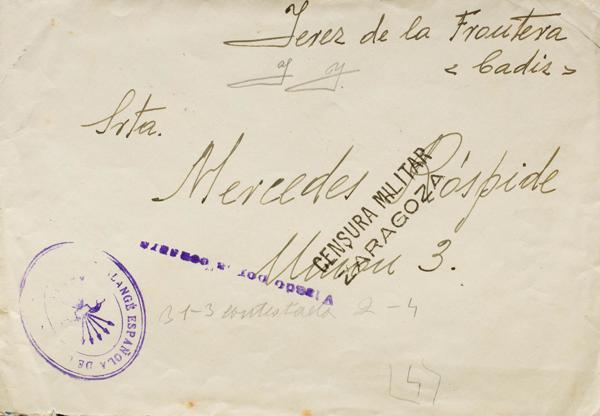 0000079840 - Zona Nacional. Censura Militar Bando Nacional