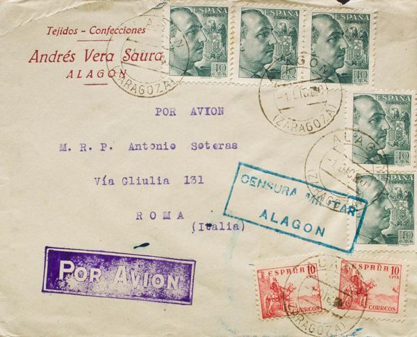 0000079925 - Zona Nacional. Censura Militar Bando Nacional