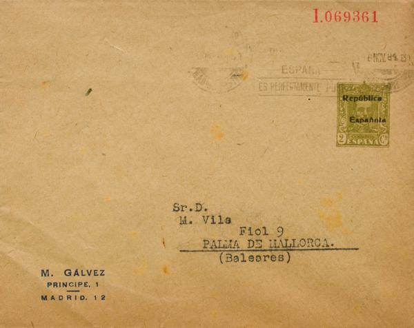 0000089380 - Entero Postal. Privado