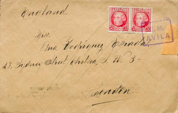 0000089432 - Zona Nacional. Censura Militar Bando Nacional