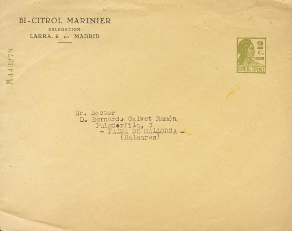 0000089517 - Entero Postal. Privado