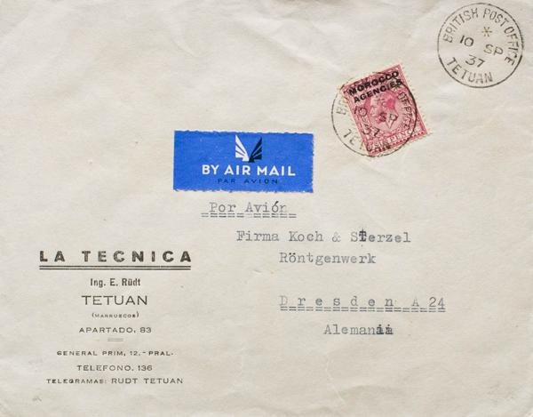 0000089591 - Marruecos Británico. Zona IV (Todas las oficinas)