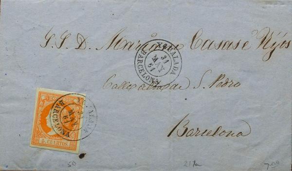 0000090535 - Cataluña. Historia Postal