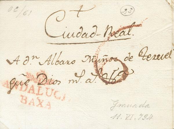 0000093953 - Andalusia. Prephilately