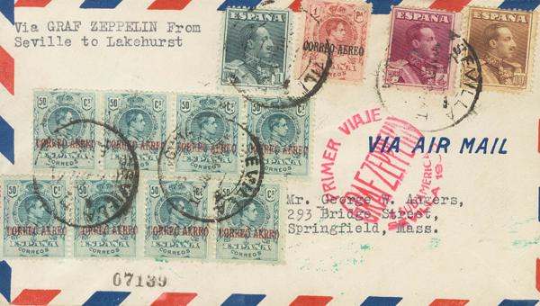 0000095190 - Spain. Alfonso XIII Air Mail