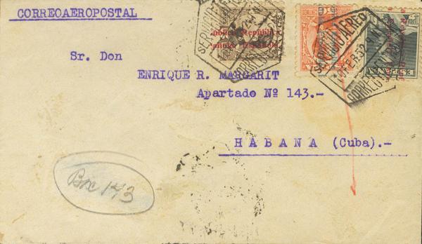 0000095202 - Spain. Alfonso XIII Air Mail