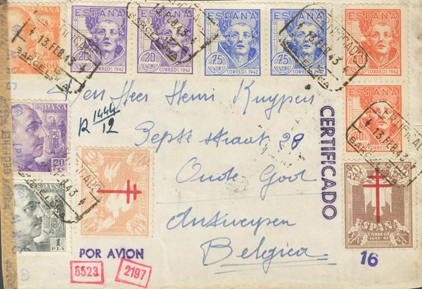 0000095221 - Zona Nacional. Bando Nacional Correo Aéreo