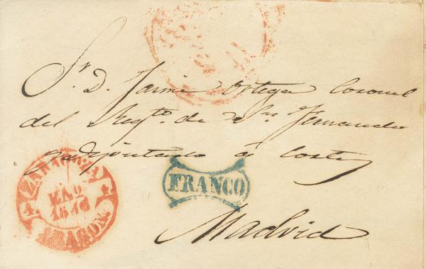 0000095712 - Aragón. Prefilatelia