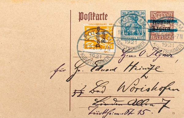 0000101496 - Baviera. Entero Postal