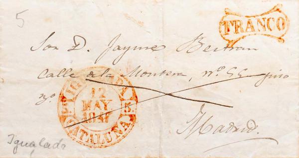 0000110742 - Cataluña. Prefilatelia