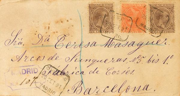 0000114178 - Spain. Alfonso XIII Registered Mail