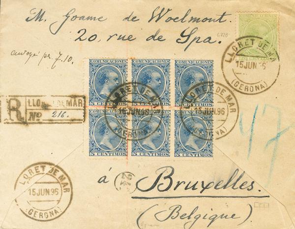 0000114182 - Spain. Alfonso XIII Registered Mail