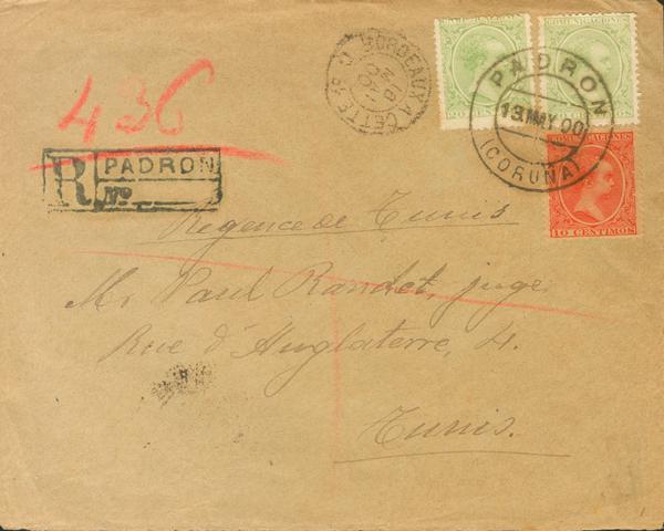 0000114192 - Spain. Alfonso XIII Registered Mail