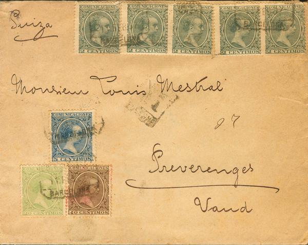 0000114232 - Spain. Alfonso XIII Registered Mail