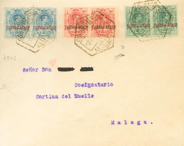 0000114398 - Spain. Alfonso XIII Air Mail