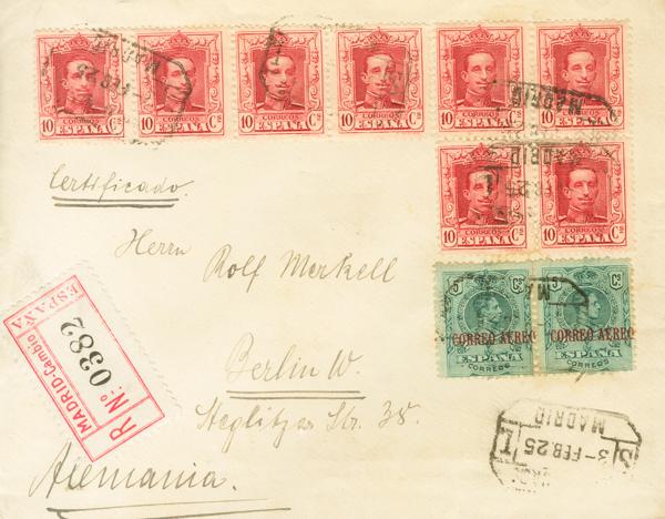 0000114424 - Spain. Alfonso XIII Air Mail
