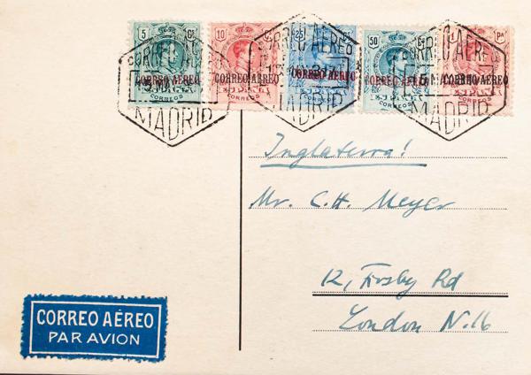 0000114845 - Spain. Alfonso XIII Air Mail