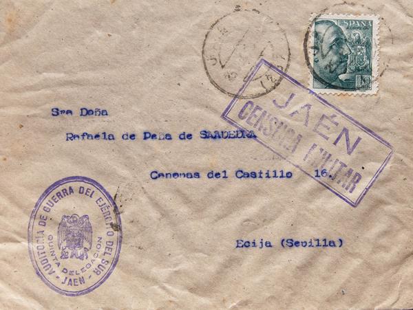 0000114950 - Zona Nacional. Censura Militar Bando Nacional