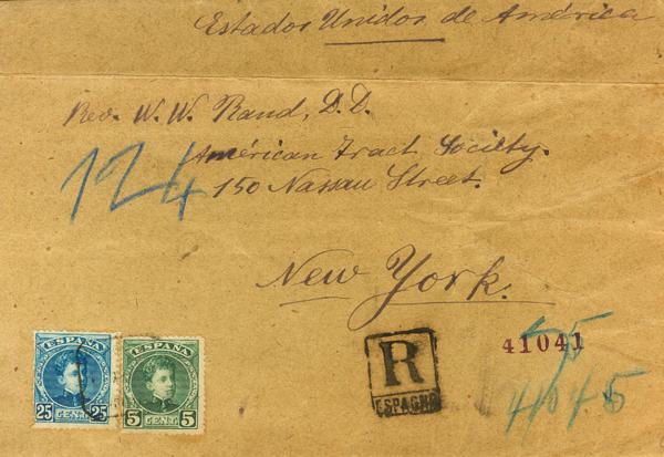 0000115562 - Spain. Alfonso XIII Registered Mail