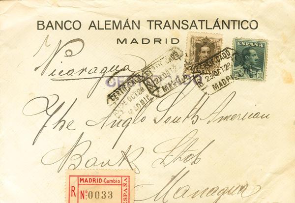 0000115570 - Spain. Alfonso XIII Registered Mail