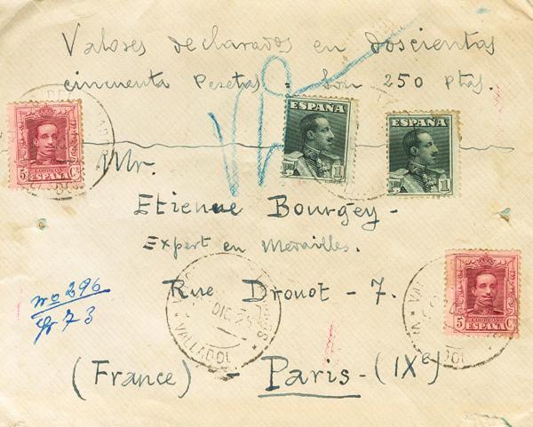 0000115588 - Spain. Alfonso XIII Registered Mail