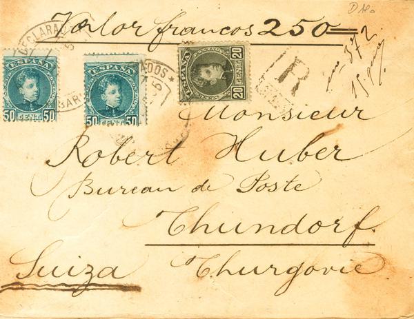 0000117886 - España. Alfonso XIII Correo Certificado