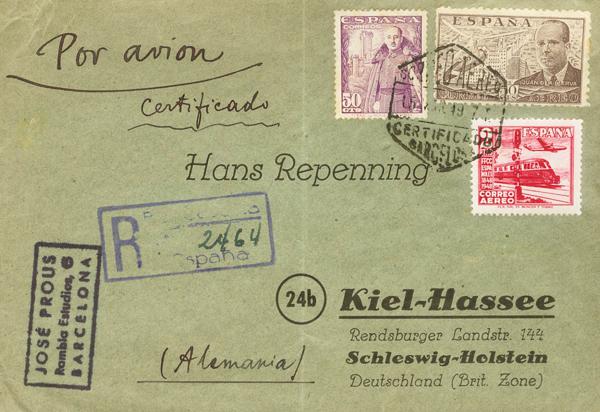 0000124880 - España. Estado Español Correo Certificado