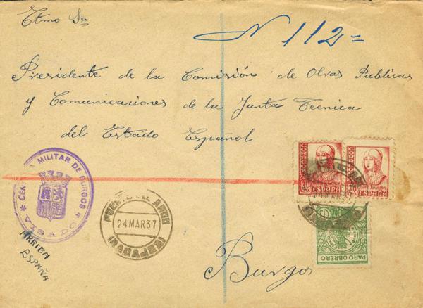 0000004113 - Zona Nacional. Bando Nacional Correo Certificado