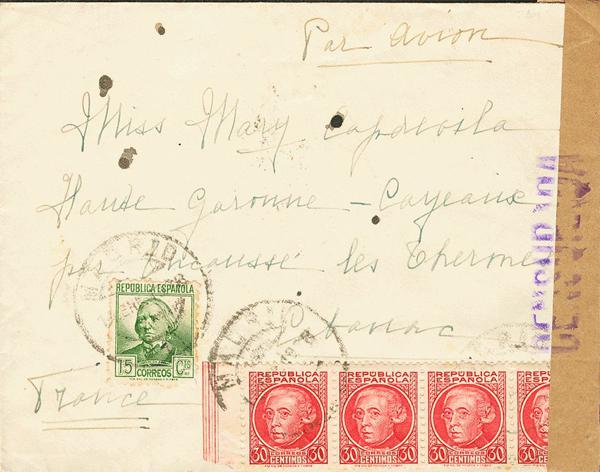 0000004368 - Republican Zone. Bando Republicano Airmail