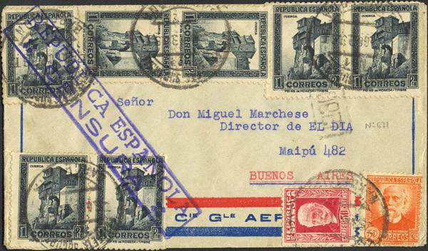 0000004376 - Spain. Spanish Republic Airmail