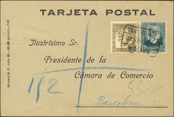 0000004591 - Spain. Spanish Republic Registered Mail