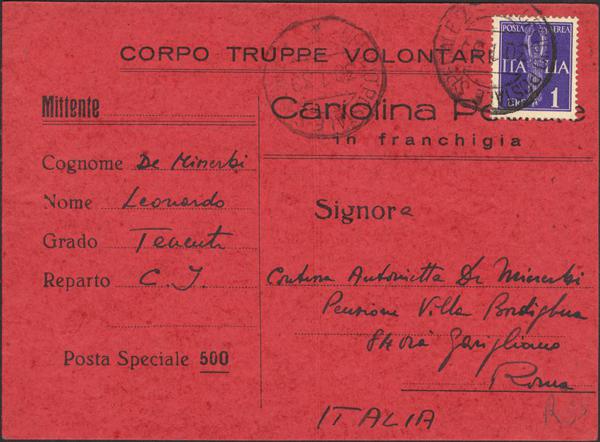0000008884 - National Zone. Italian Volunteers