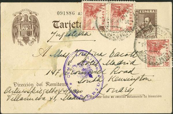0000009448 - Madrid. Postal History