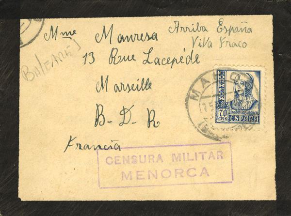 0000010210 - National Zone. Military Censorship Bando Nacional