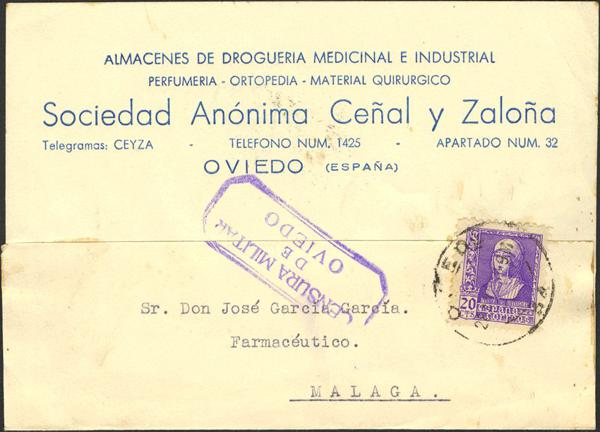 0000010260 - National Zone. Military Censorship Bando Nacional
