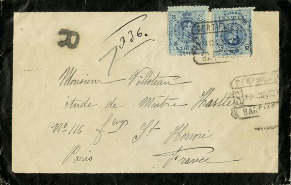 0000010316 - España. Alfonso XIII Correo Certificado