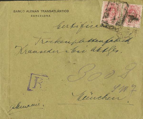 0000010337 - España. Alfonso XIII Correo Certificado