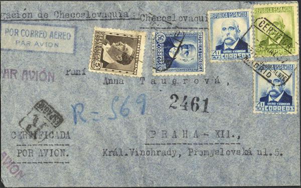 0000010646 - Spain. Spanish Republic Registered Mail