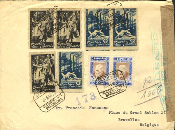 0000010783 - Spain. Spanish Republic Registered Mail