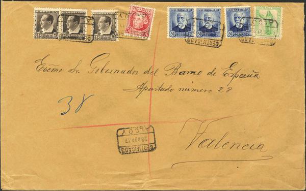 0000010801 - Spain. Spanish Republic Registered Mail