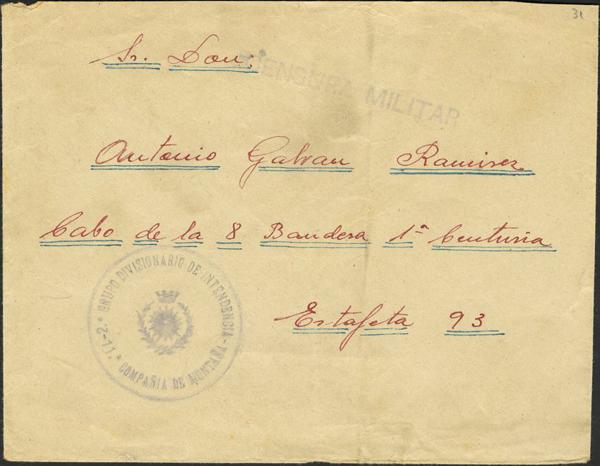 0000011081 - Zona Nacional. Bando Nacional Correo Certificado