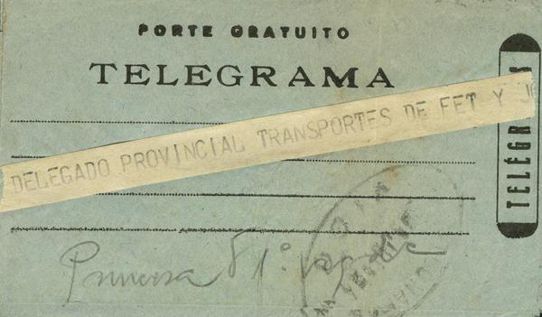 0000012421 - Otros apartados. Telegramas