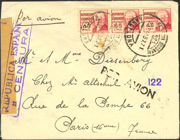 0000012537 - Spain. Spanish Republic Airmail