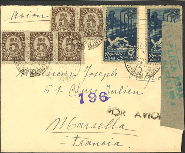 0000012544 - Spain. Spanish Republic Airmail